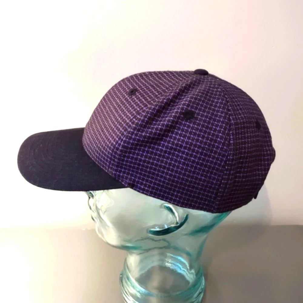 Toppers Tweed Baseball Hat Purple